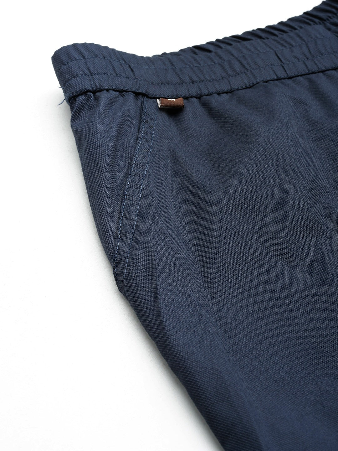 Cotton Lycra Fabric Navy Blue Color Trouser