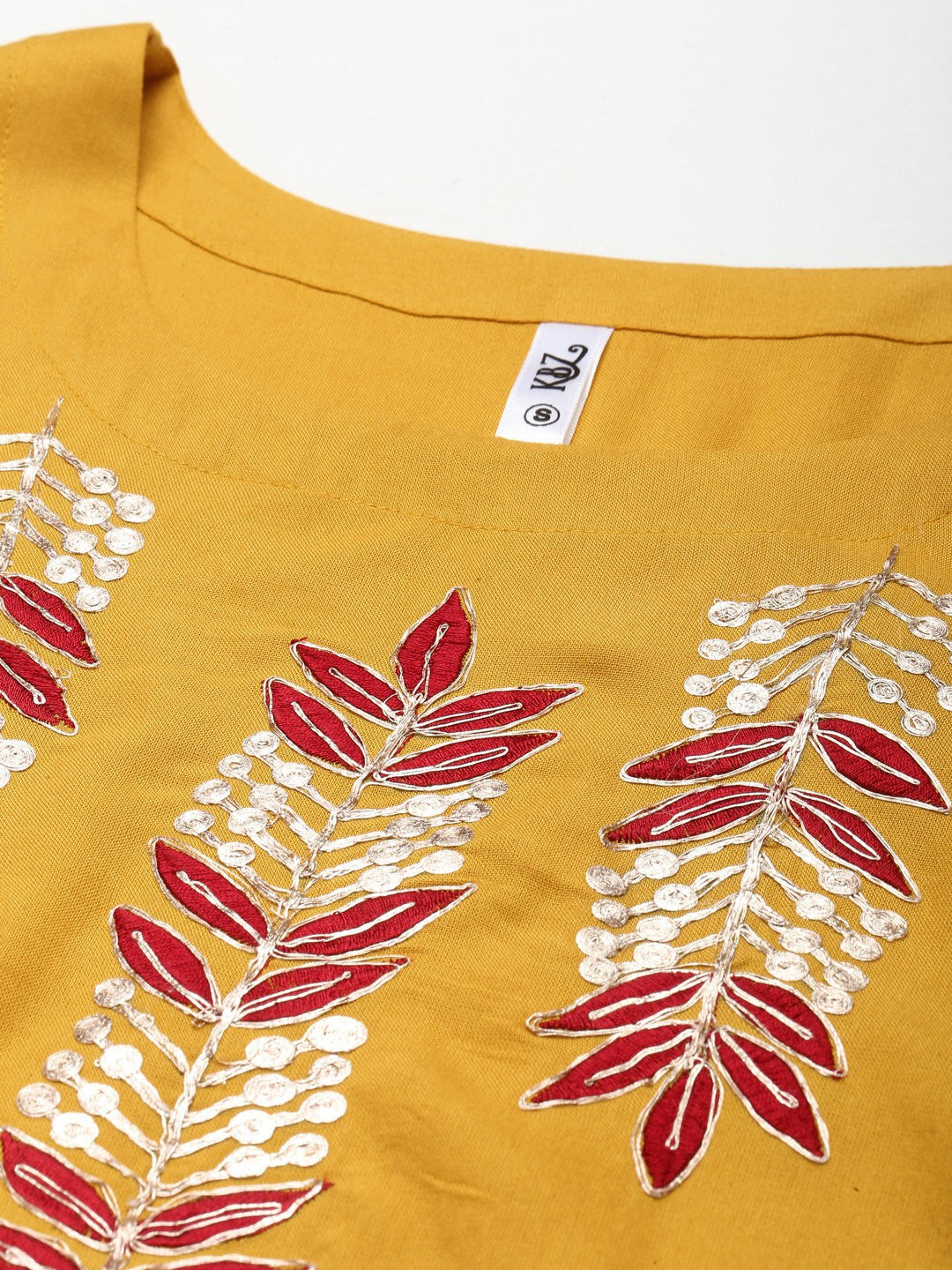 A-Line Embroidered Kurta