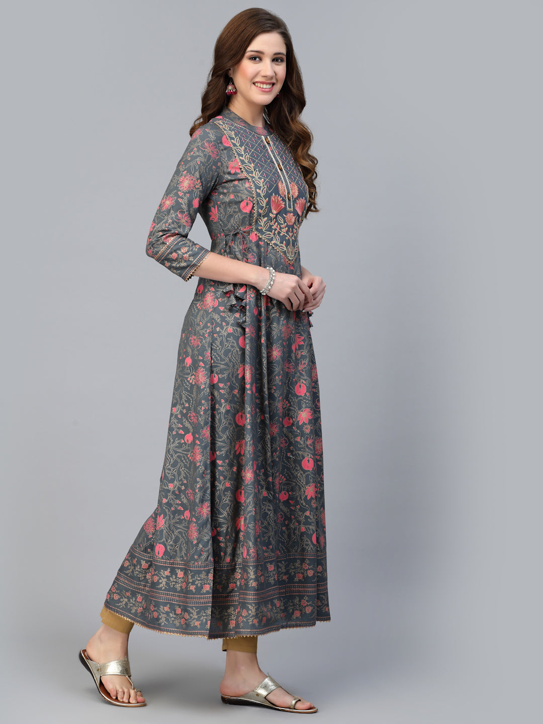 Anarkali Printed Kurta