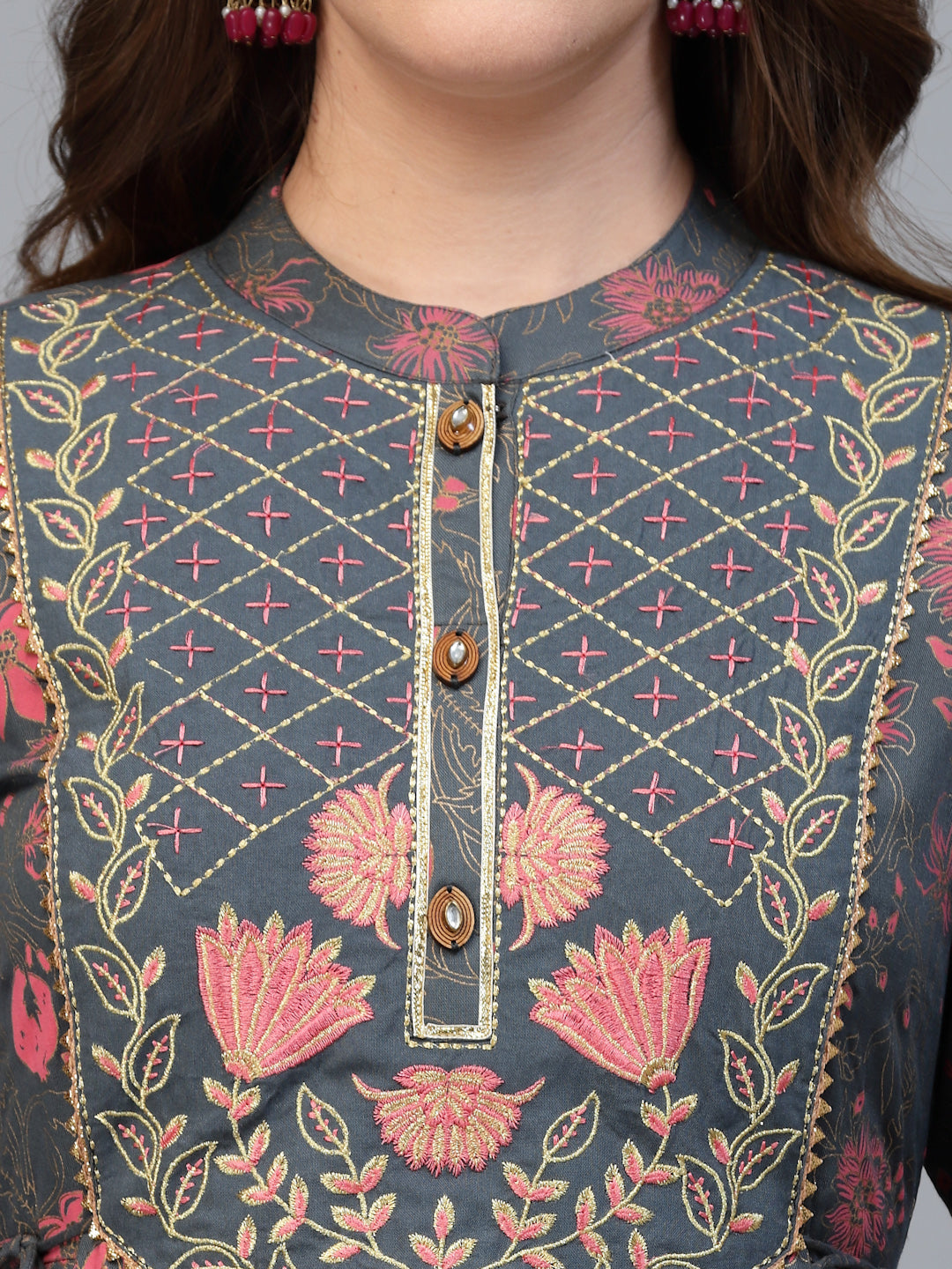 Anarkali Printed Kurta