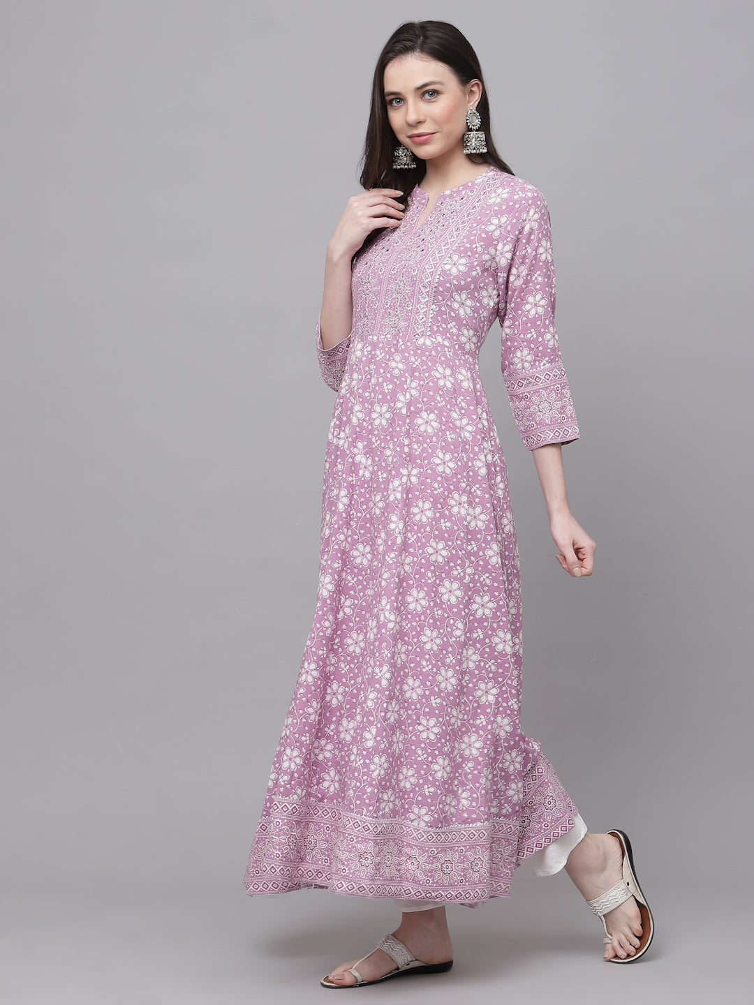 Anarkali Embroidered Kurta
