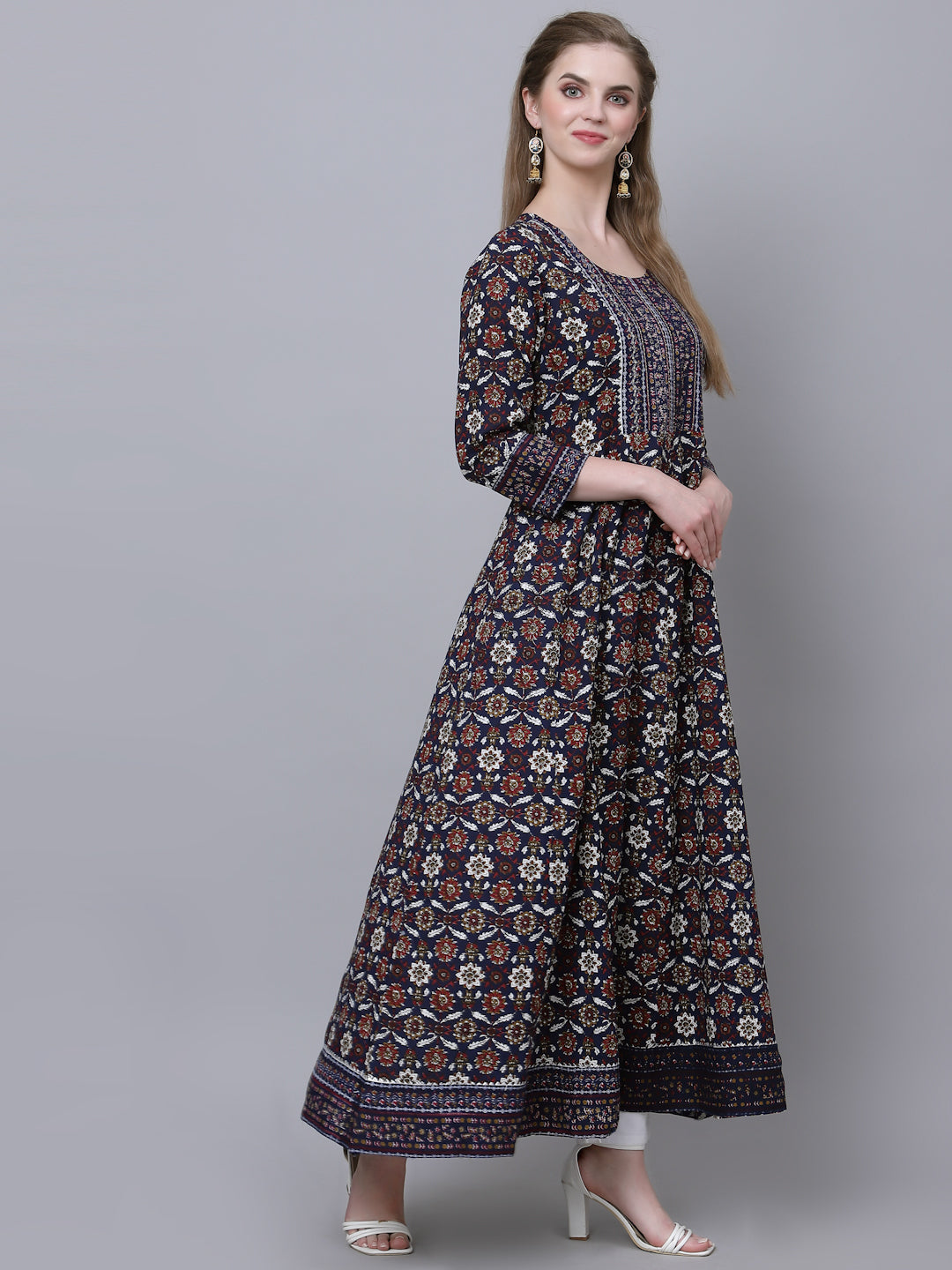 Anarkali Embroidered Kurta