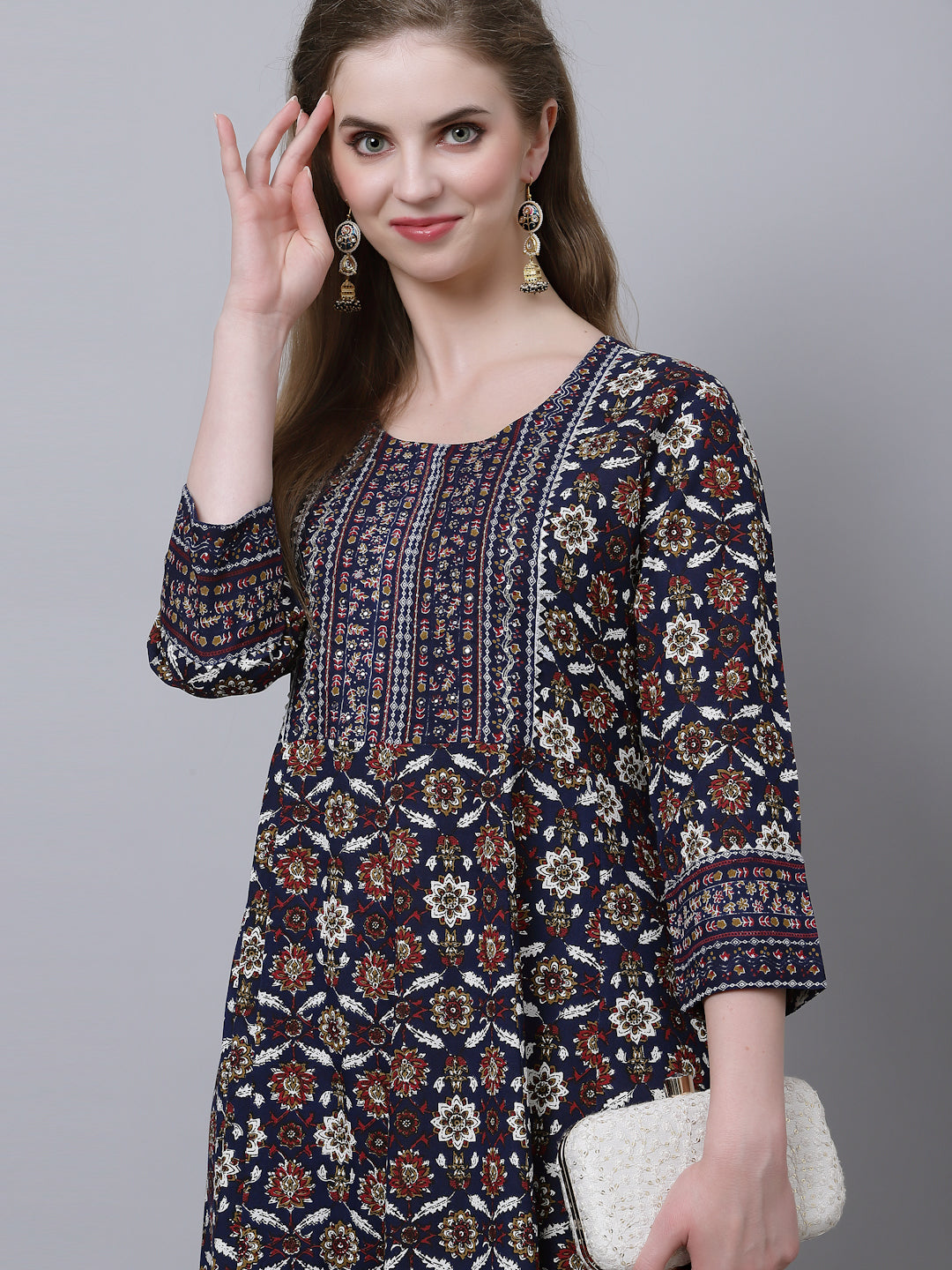 Anarkali Embroidered Kurta