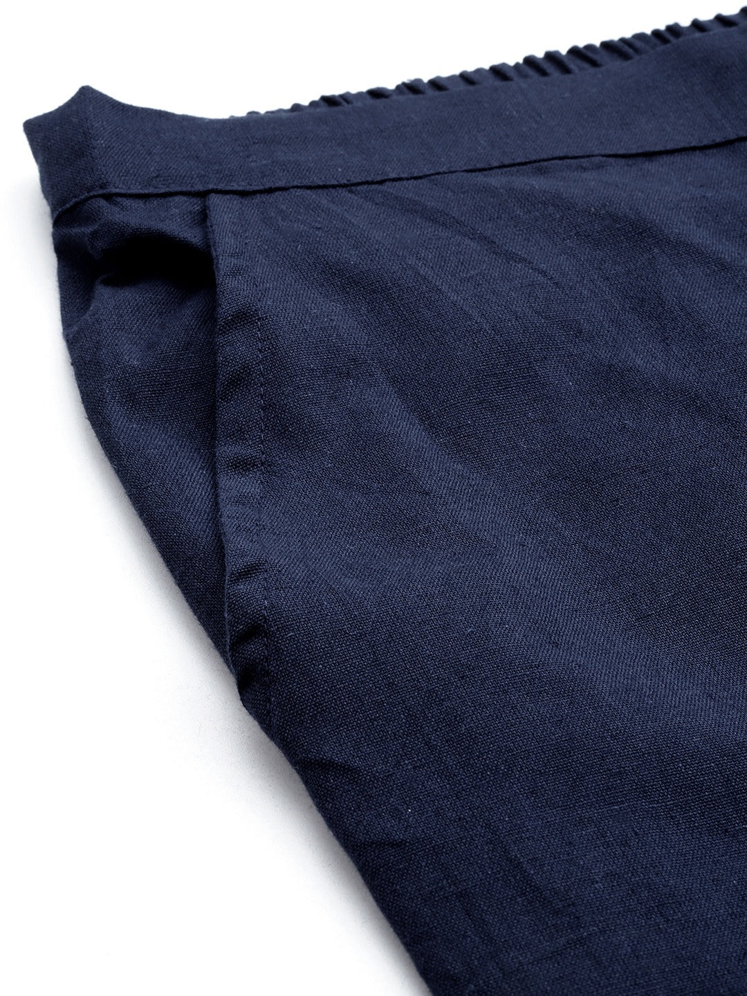 Cotton Fabric Navy Blue Color Palazzo