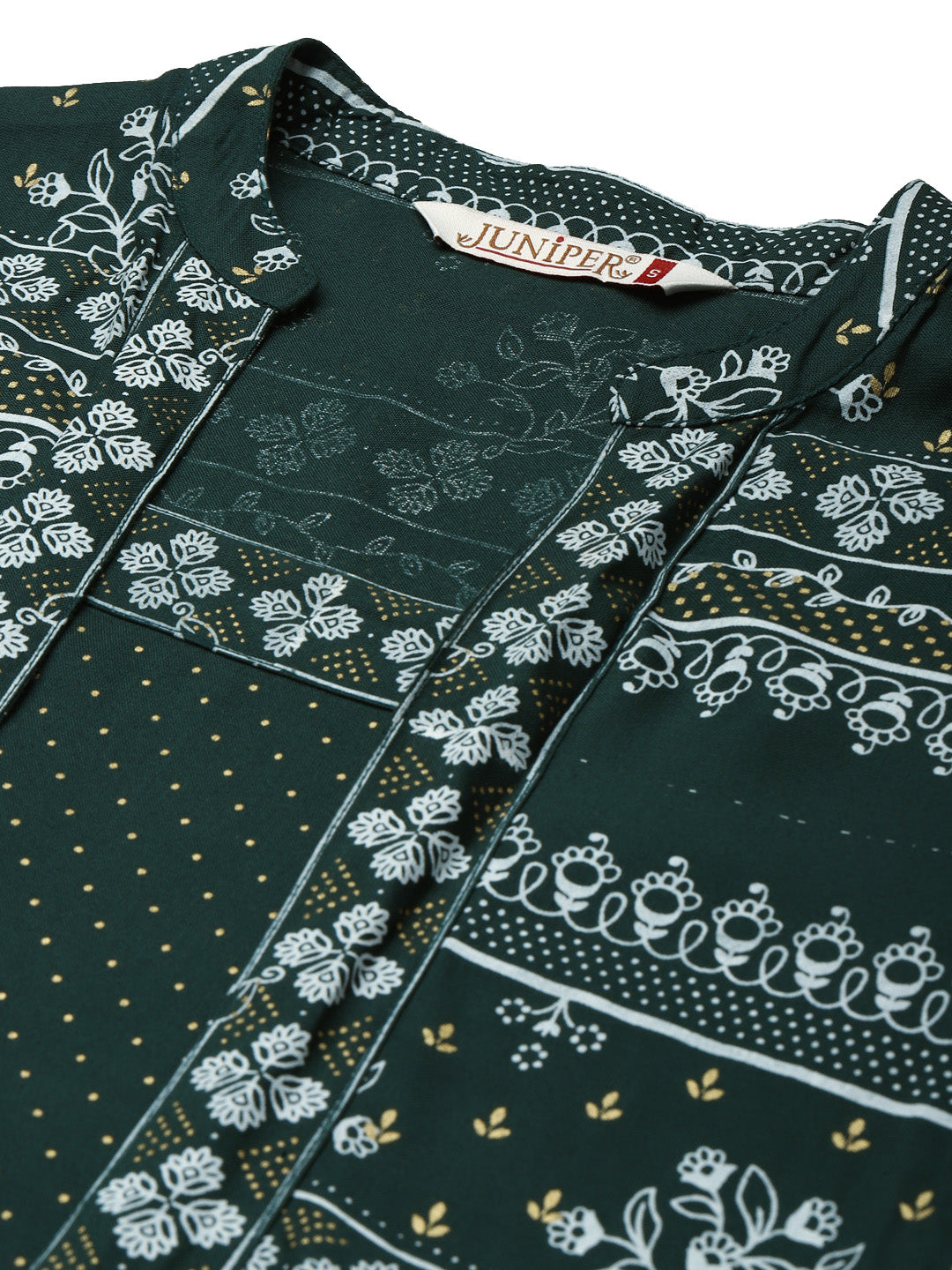 Jadegreen Rayon Printed Jacket Style Kurta Sets