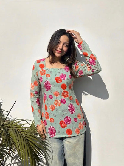 Floral Printed Top