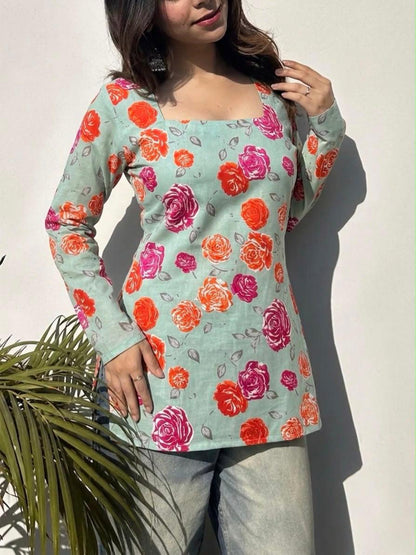 Floral Printed Top