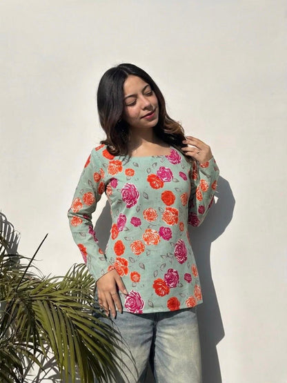Floral Printed Top