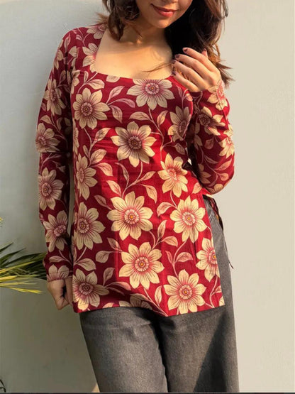 Floral Printed Top
