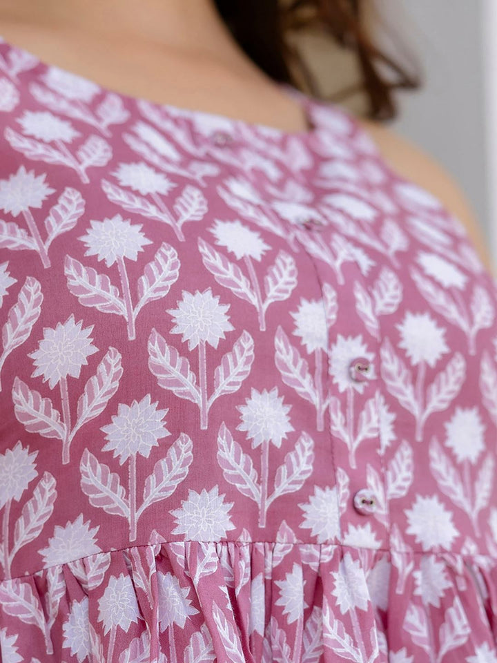 Mauve Printed Co-Ord Set