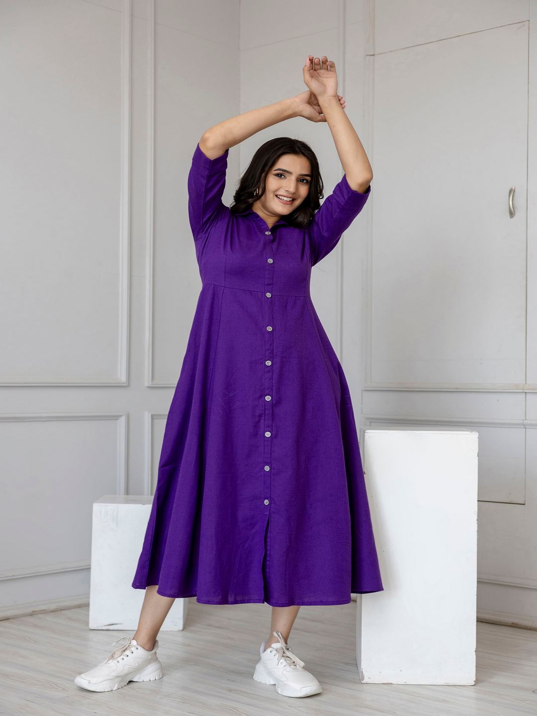 Nayo solid dress – wholesale manufacturer & exporter from India
