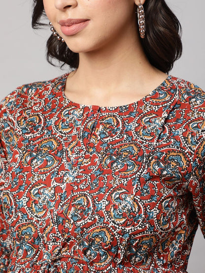 Multi Printed Maternity Dress