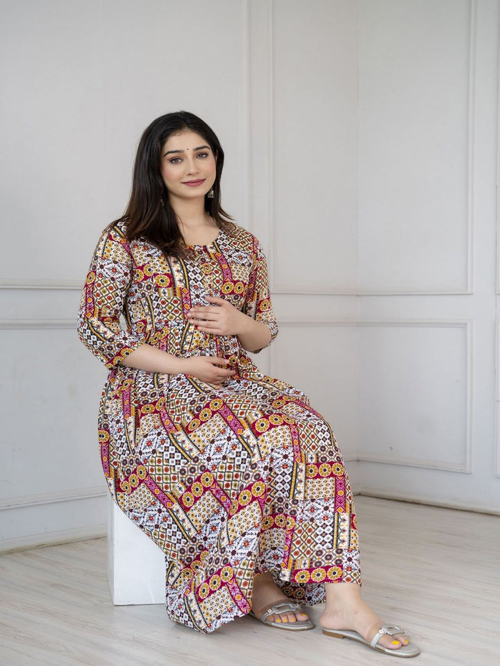 Nayo multi color printed dress – wholesale manufacturer &amp; exporter from India