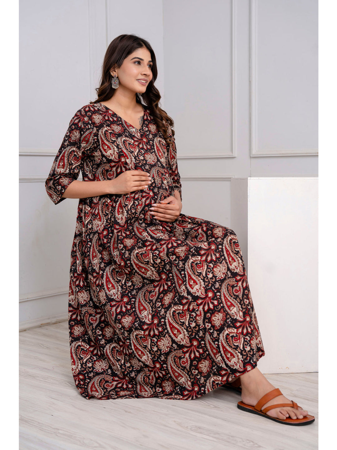 Black Maternity Dress