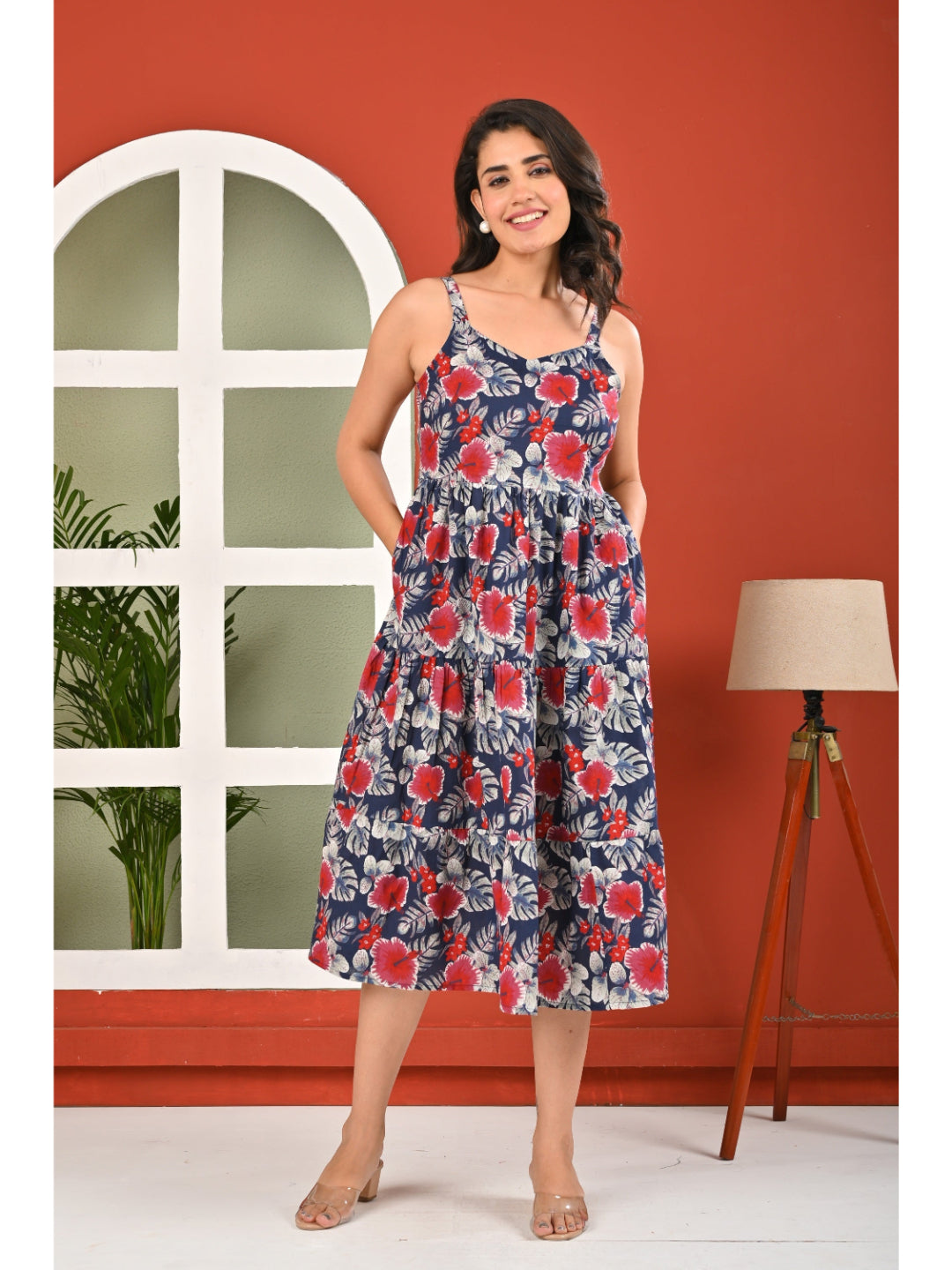 Multicolour Printed Dress