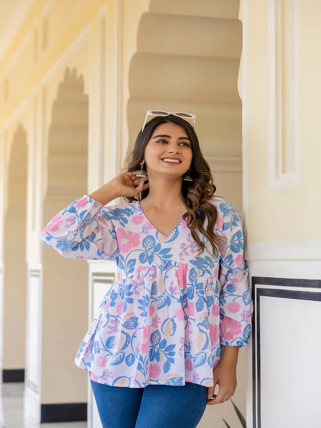Nayo printed tunic – wholesale manufacturer &amp; exporter from India