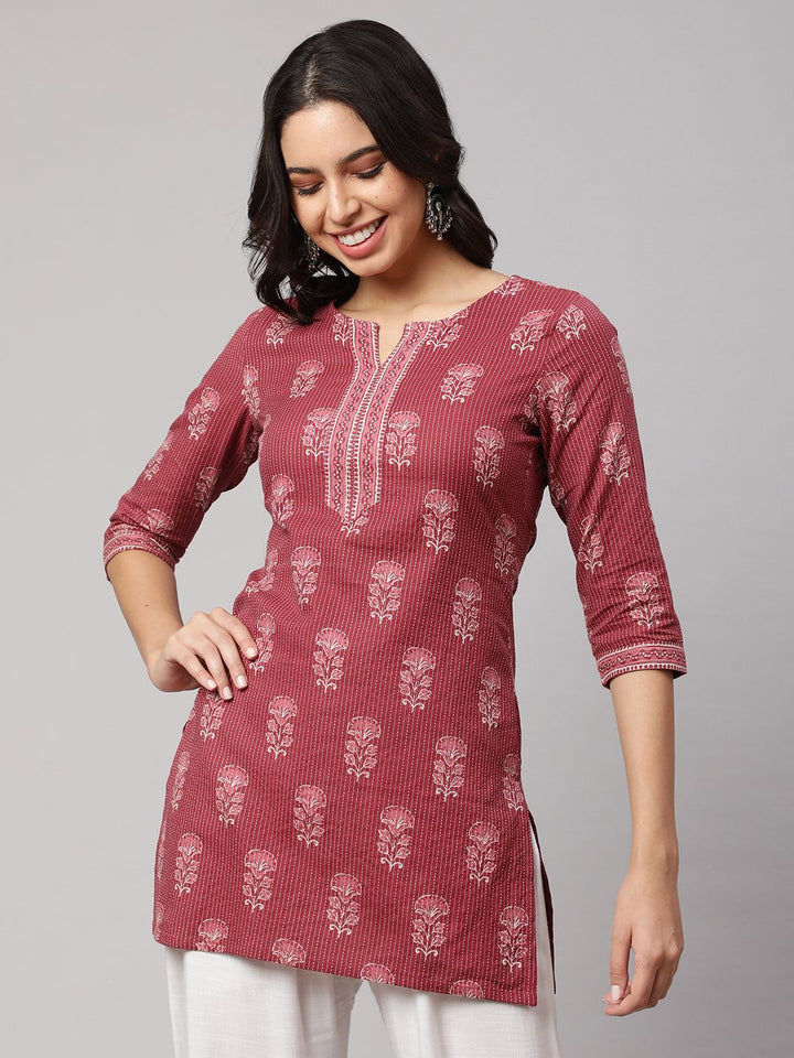 Nayo mauve tunic – wholesale supplier