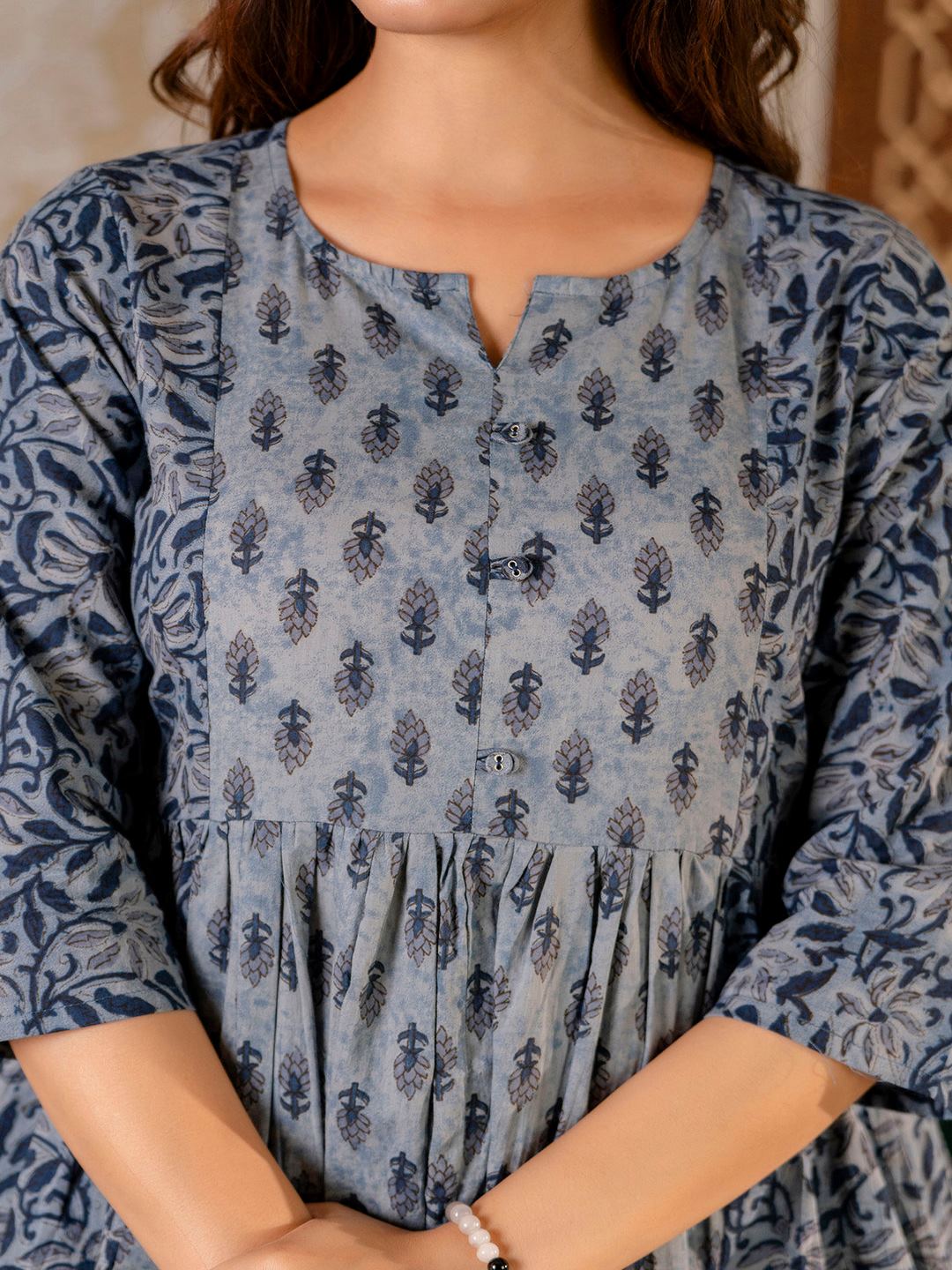 Grey Peplum Tunic