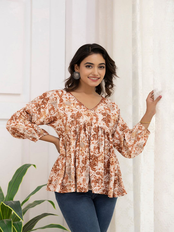 Nayo printed tunic – wholesale manufacturer &amp; exporter from India