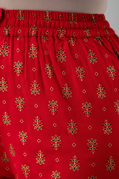 Embroidered Straight Calf Length 3/4 Sleeves Keyhole Neck Rayon Kurta Dupatta Bottom Set (Preorder)