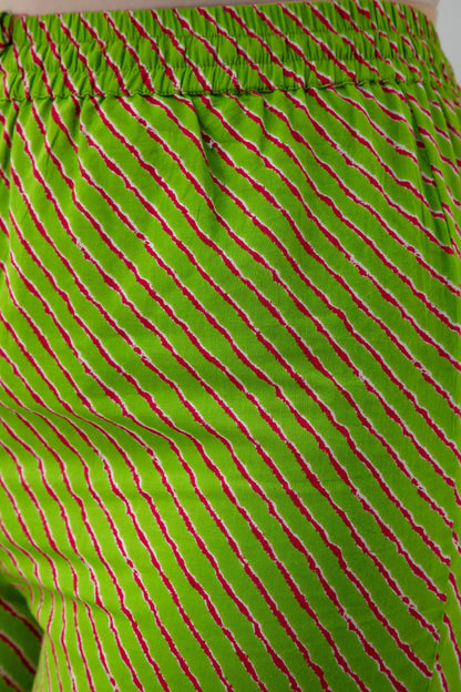 Printed Straight Calf Length 3/4 Sleeves Round Neck Cotton Kurta Dupatta Bottom Set (Preorder)