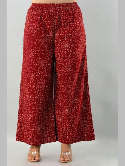 Cotton Printed 3/4 Sleeve Straight Round Neck Calf Length Kurta Set (Preorder)