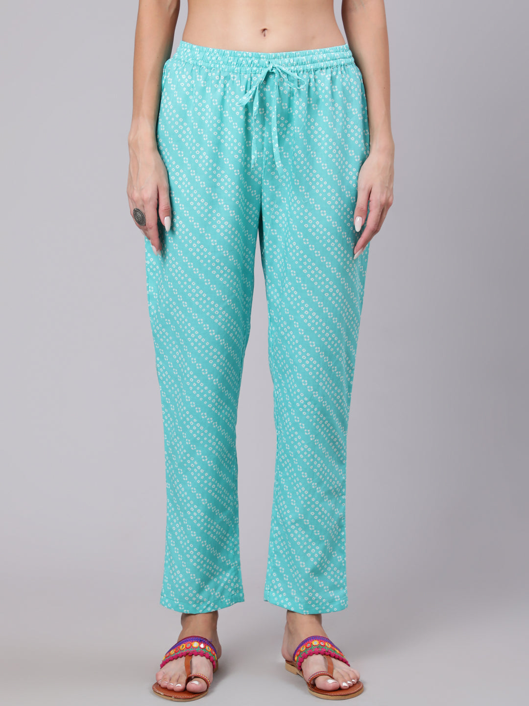 Cotton Calf Length Printed Straight 3/4 Sleeve Round Neck Kurta Bottom Dupatta Set (Preorder)