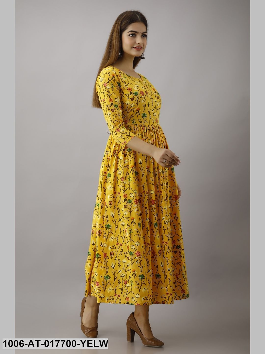 Printed A-Line Kurta