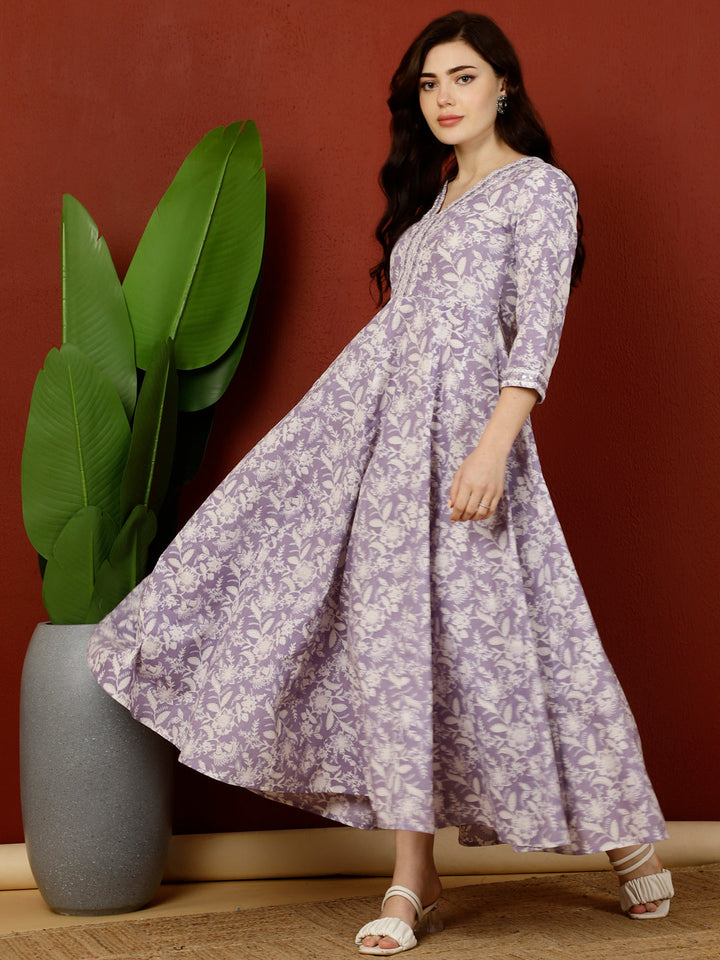 Kimayra lavender kurta – wholesale supplier