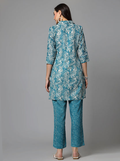 Printed Cotton Blend Co-Ord set (Pre-Order)