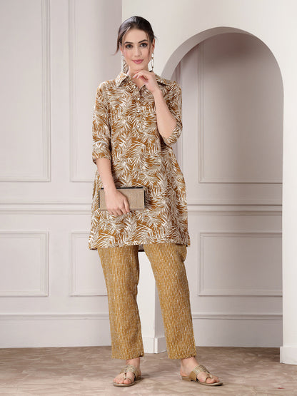 Printed Cotton Blend Co-Ord set (Pre-Order)