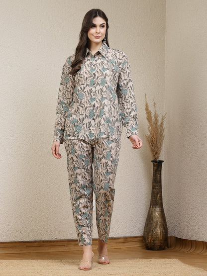 Floral Printed Rayon Co-Ord Set (Pre-Order)