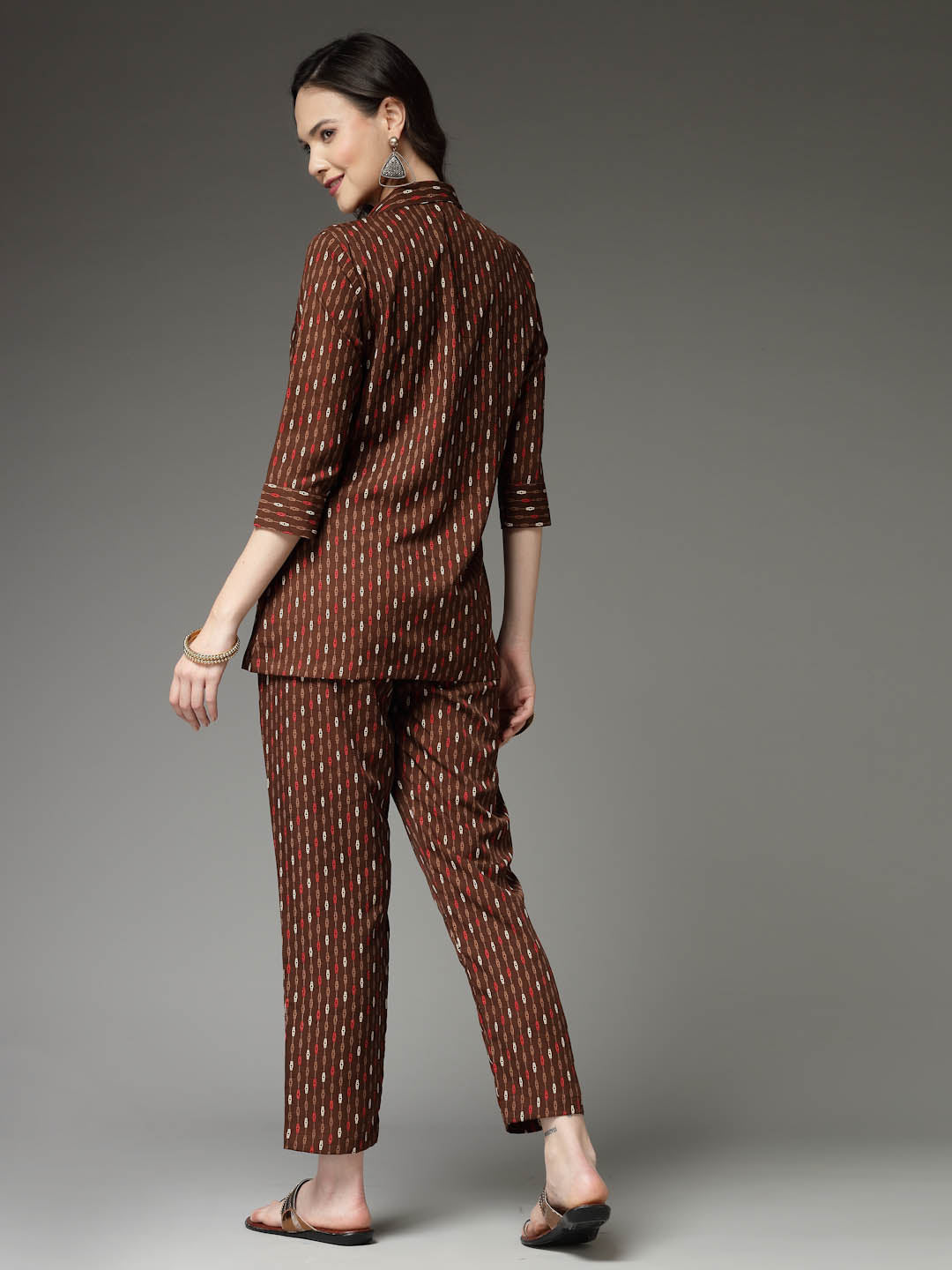 Printed Poly Crepe Co-Ord Set (Pre-Order)