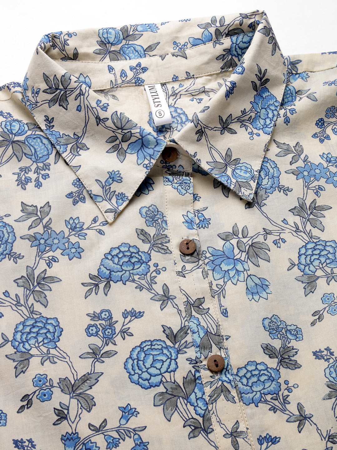 Floral Printed Cotton Tiered Midi Dress (Pre-Order)