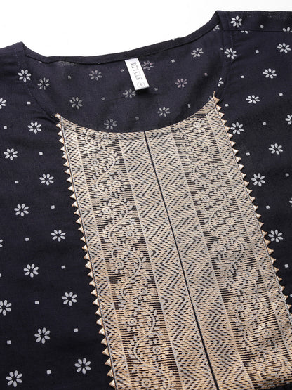 Floral Printed Rayon Flared Kurta (Pre-Order)