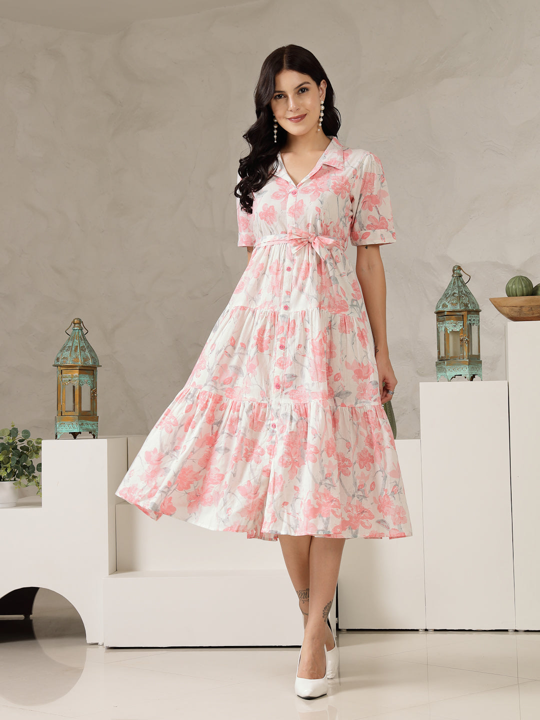 Stylum cotton printed dress – wholesale manufacturer & exporter from India