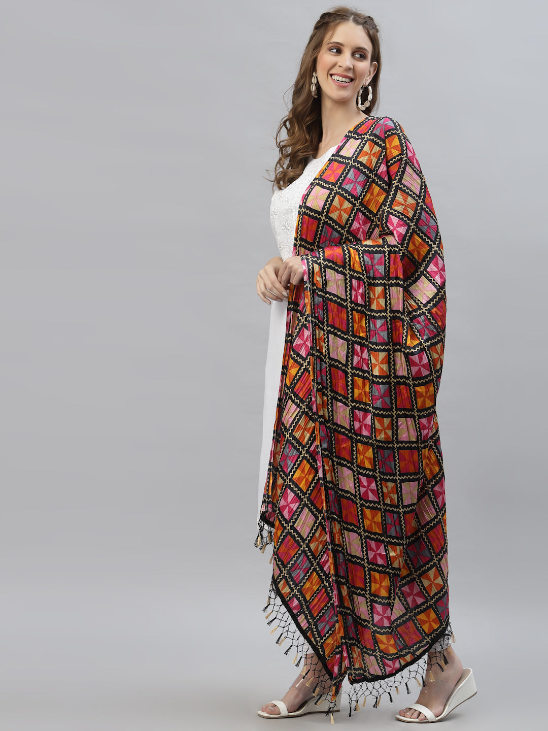 Printed Silk Blend Dupatta (Pre-Order)