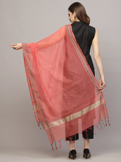 Self Design Chanderi Dupatta