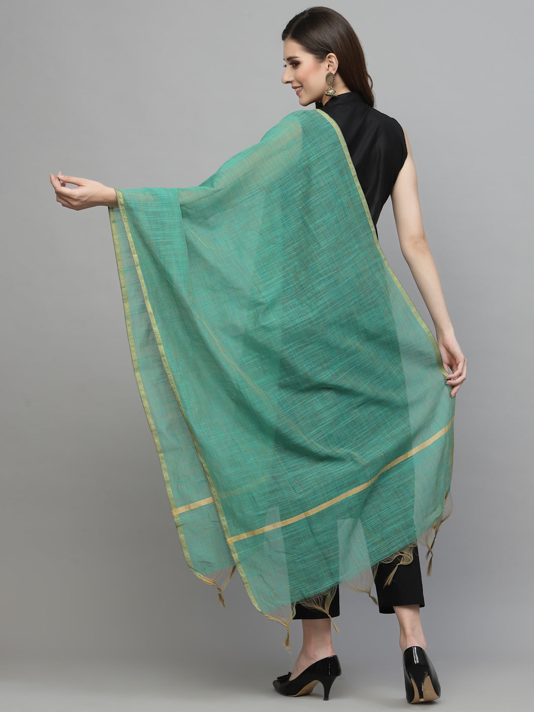Self Design Chanderi Dupatta (Pre-Order)