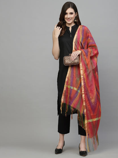 Self Design Silk Blend Dupatta