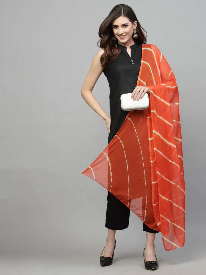 Lehariya Printed Chiffon Dupatta