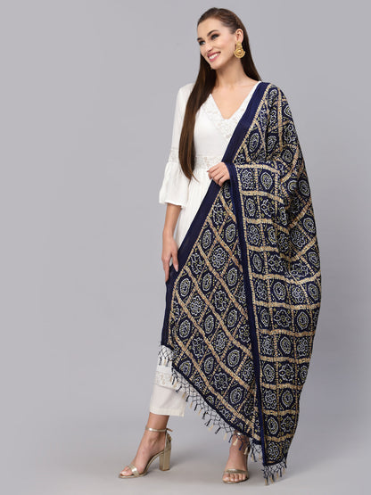 Bandhani Print Silk Blend Dupatta (Pre-Order)