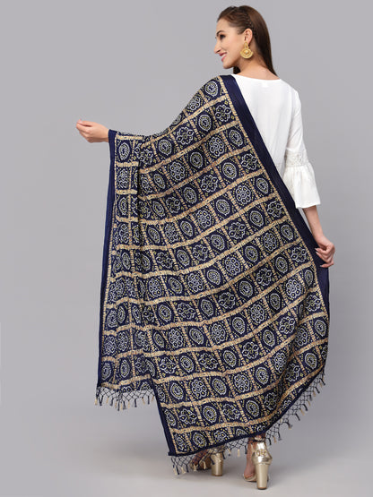 Bandhani Print Silk Blend Dupatta