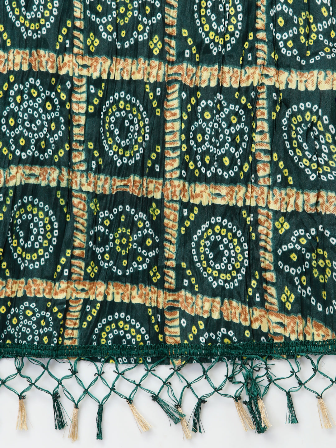 Bandhani Print Silk Blend Dupatta