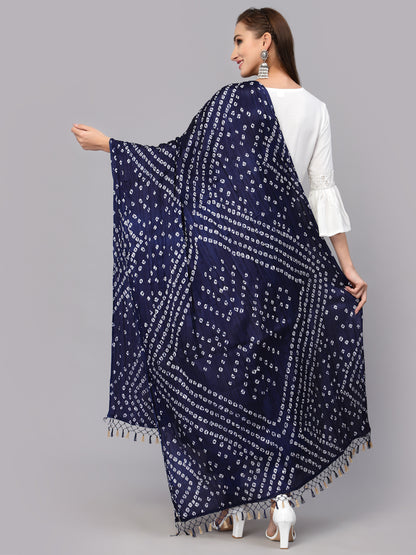 Bandhani Print Silk Blend Dupatta
