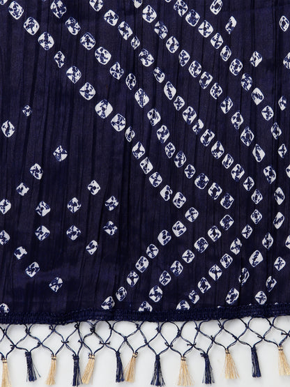 Bandhani Print Silk Blend Dupatta