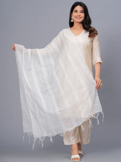 Self Design Rayon Drawer Dupatta (Pre-Order)