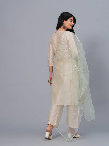 Solid & Embellished Net Dupatta (Pre-Order)