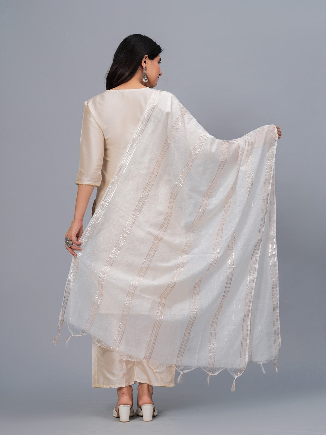 Self Design Rayon Drawer Dupatta (Pre-Order)