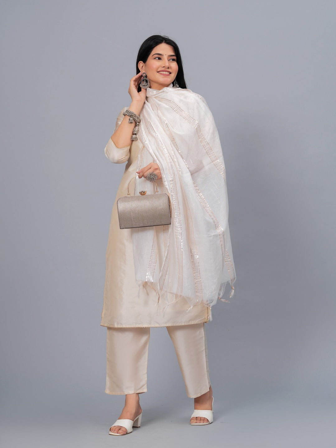 Self Design Rayon Drawer Dupatta (Pre-Order)